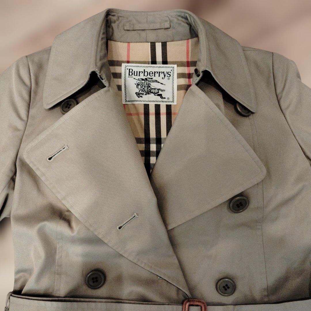 【白タグ ベルト付き】Burberry バーバリー トレンチコート ノバチェック