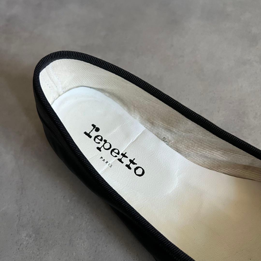 【極美品】 repetto レペット レザー バレエ シューズ パンプス 黒