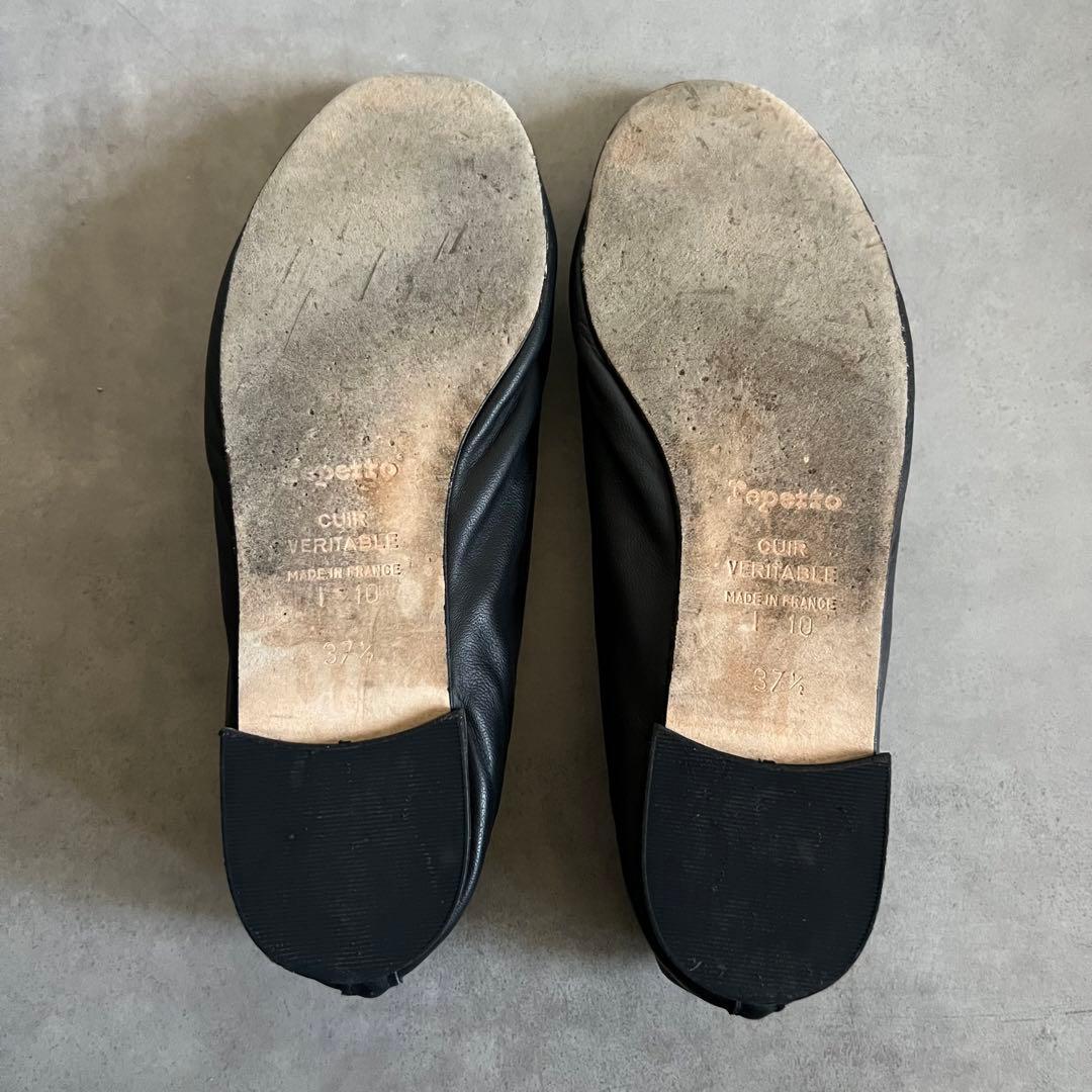 【極美品】 repetto レペット レザー バレエ シューズ パンプス 黒