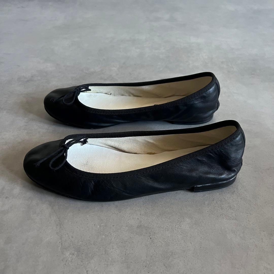 【極美品】 repetto レペット レザー バレエ シューズ パンプス 黒