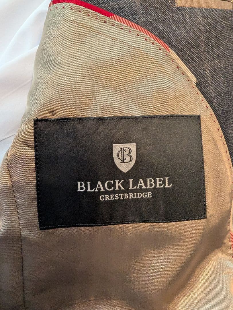 【極美品】ブラックレーベル・クレストブリッジ スーツ 40R Zegna