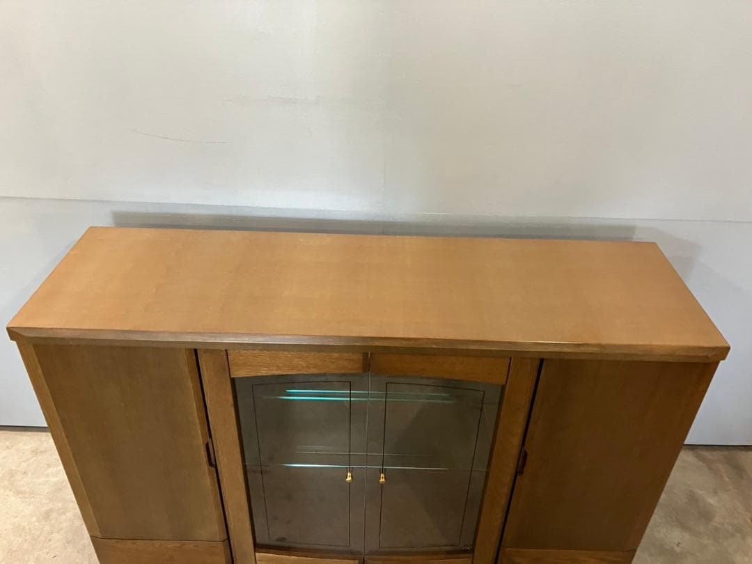 『メーカー不明』サイドボード キャビネット リビングボード ナラ材 RWsid3