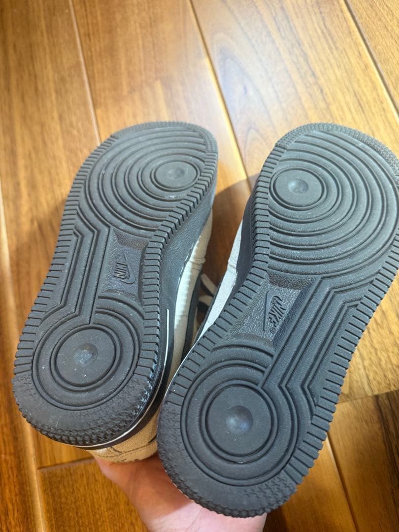 ナイキ エアフォース1 22cm ライトオールウッドブラウン/バロックブラウン