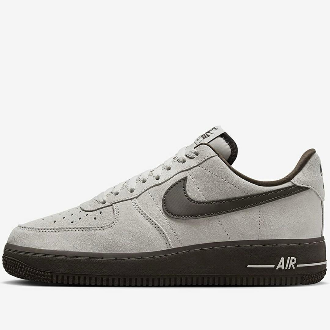 ナイキ エアフォース1 22cm ライトオールウッドブラウン/バロックブラウン