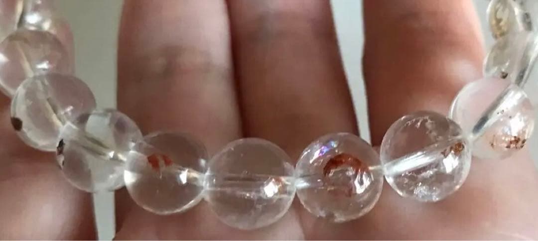 ブラジル　セラデカブラル産　オールド　レムリアンシードクリスタル　ブレスレット