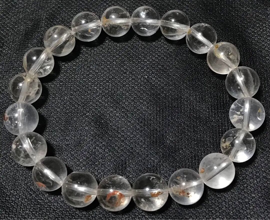 ブラジル　セラデカブラル産　オールド　レムリアンシードクリスタル　ブレスレット