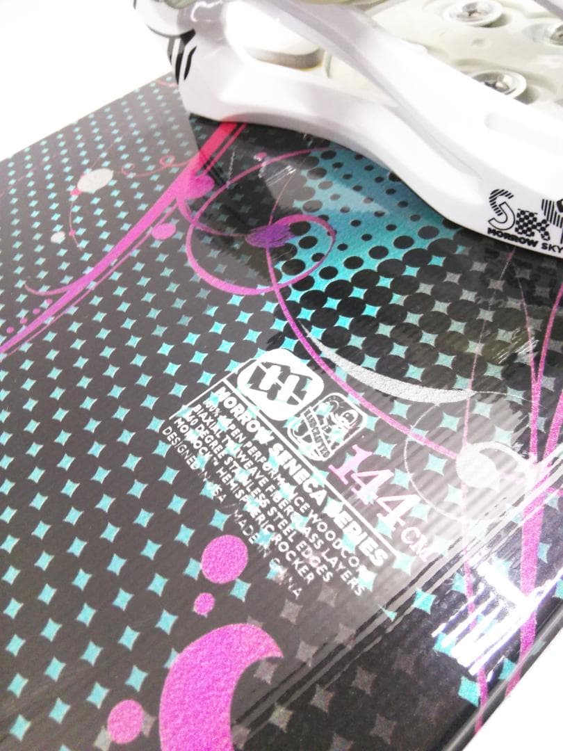 レディース スノーボード4点セット MORROW 144 +