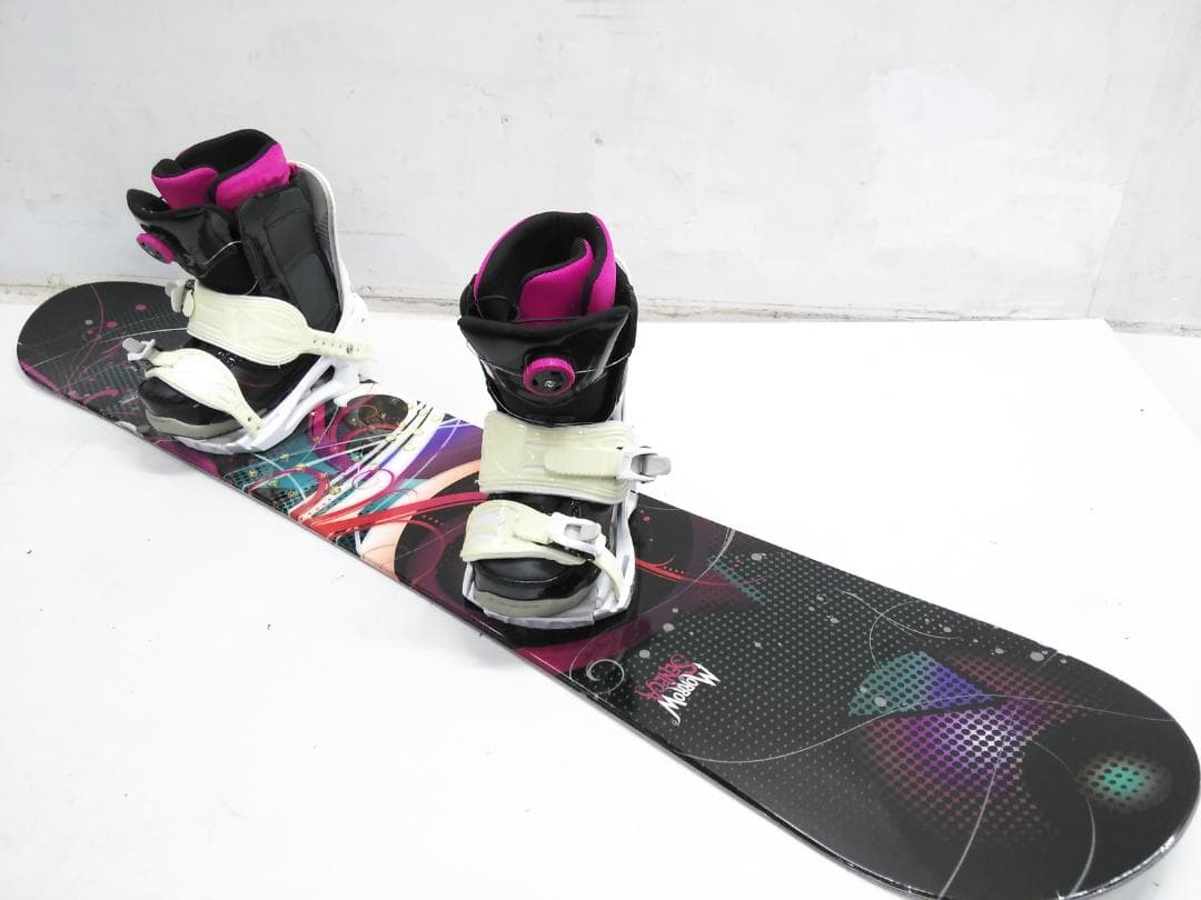 レディース スノーボード4点セット MORROW 144 +