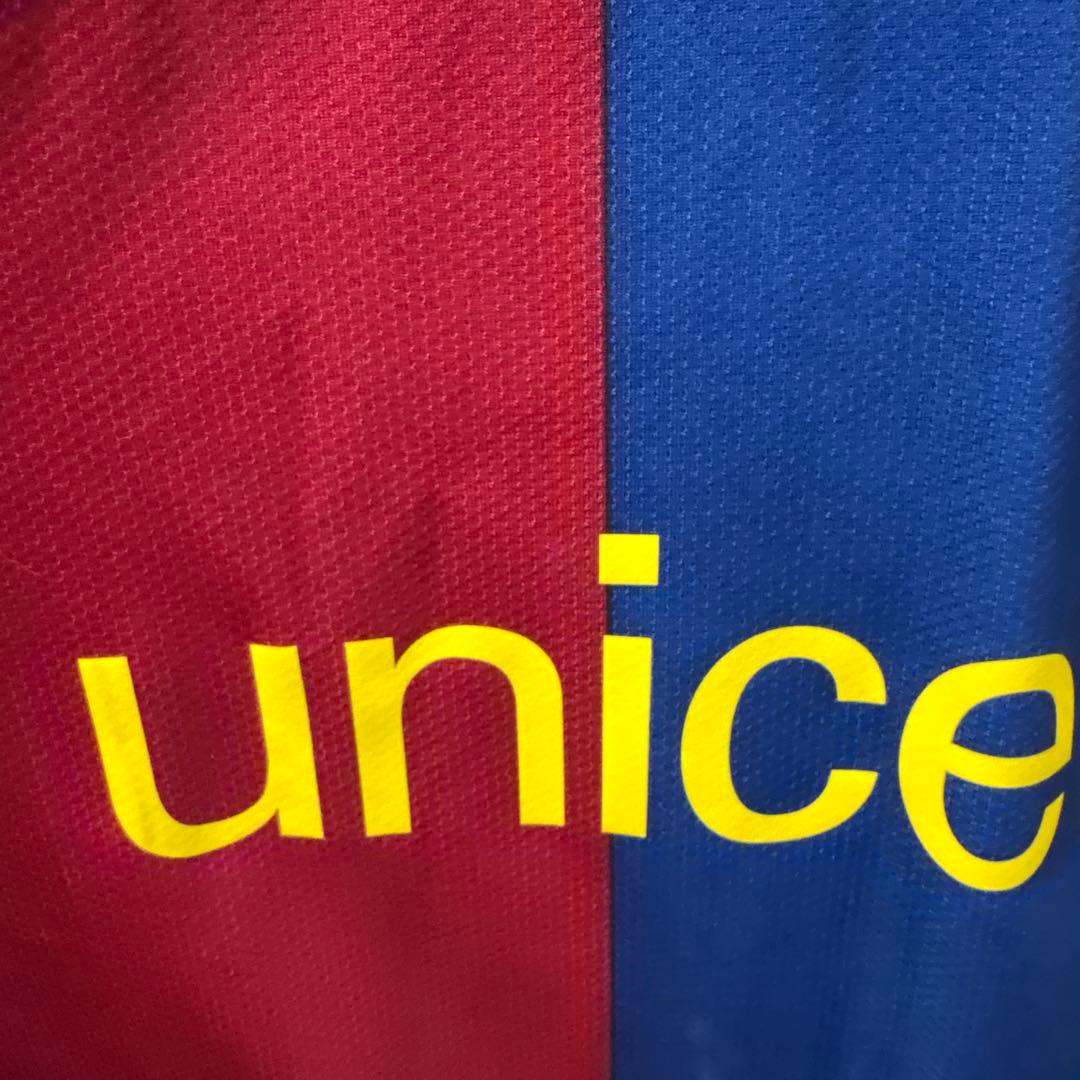 サッカー　ユニフォーム　FCバルセロナ 07-08 リーガ仕様　タグ付
