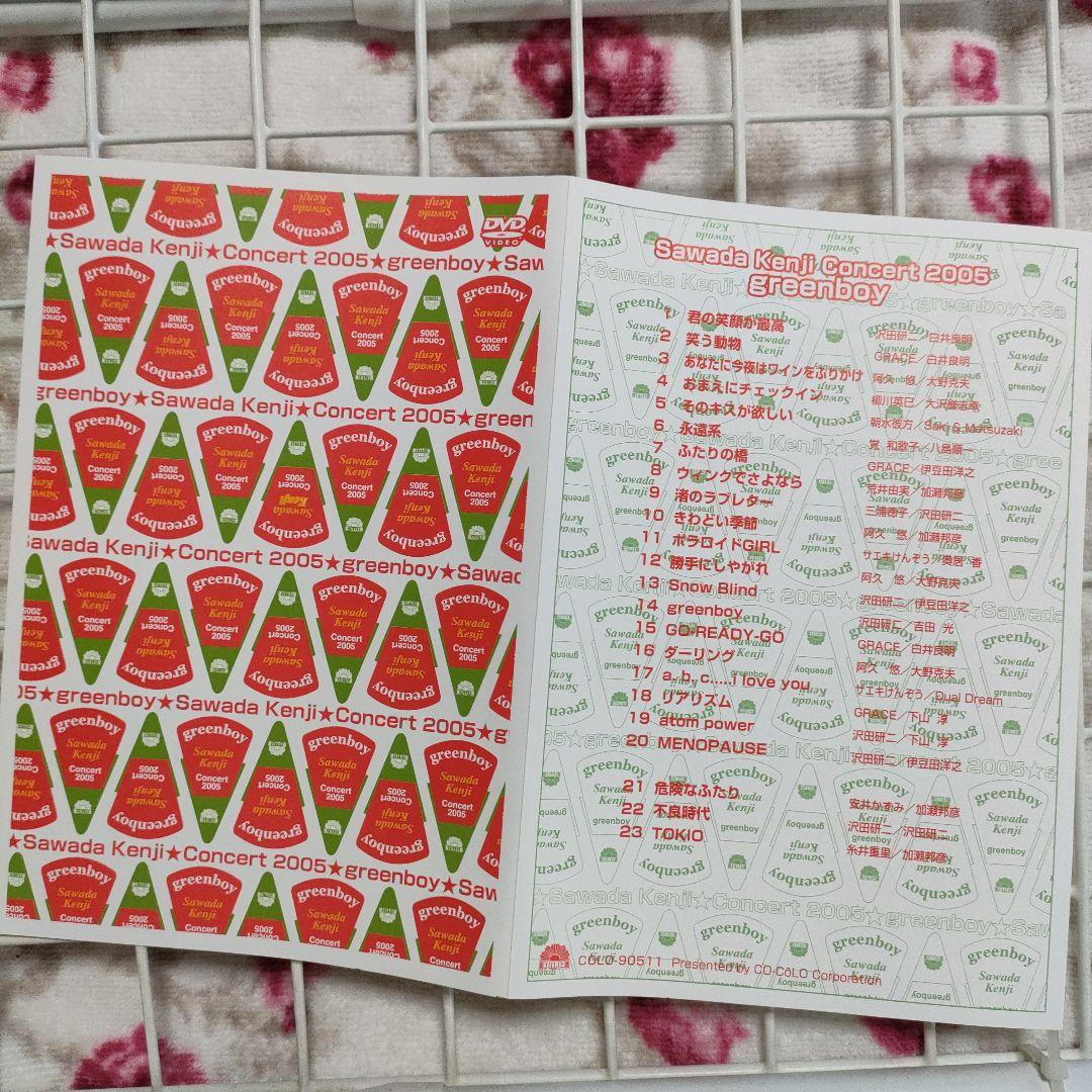 沢田研二 ★DVD『greenboy Sawada Kenji』※中古品★良品！