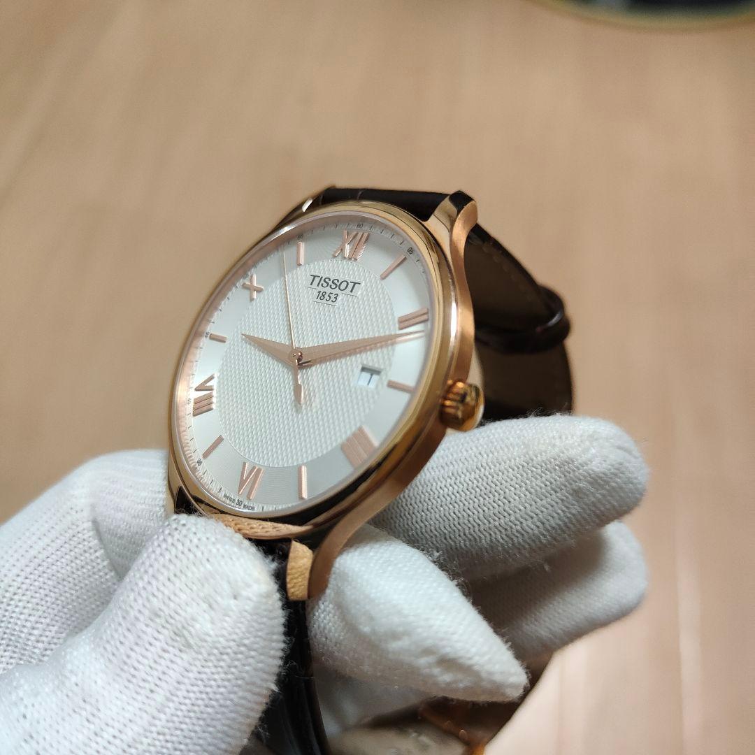 TISSOT 1853 腕時計 ホワイト/ゴールド T063610A