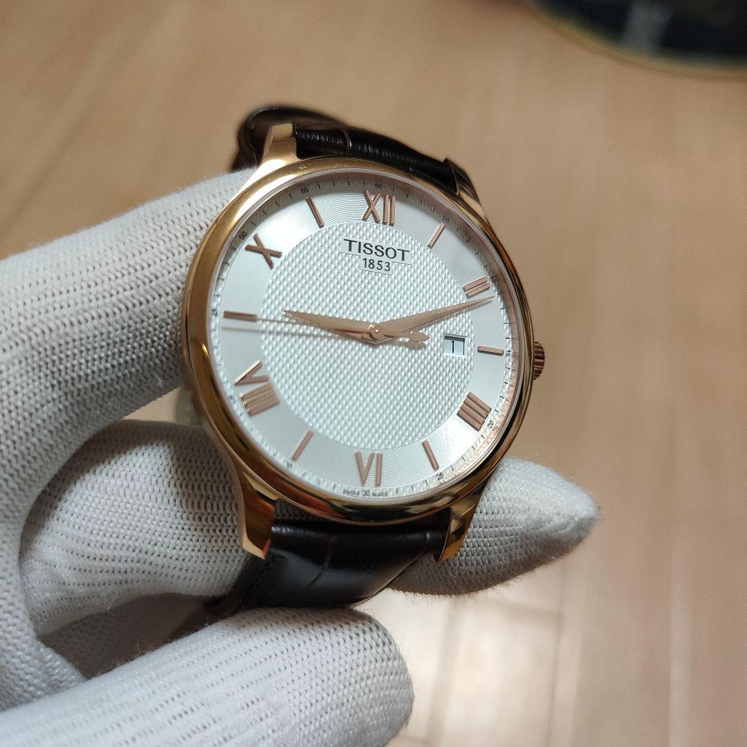 TISSOT 1853 腕時計 ホワイト/ゴールド T063610A
