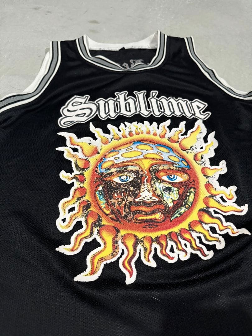 90's Sublime ブラック ノースリーブタンクトップ