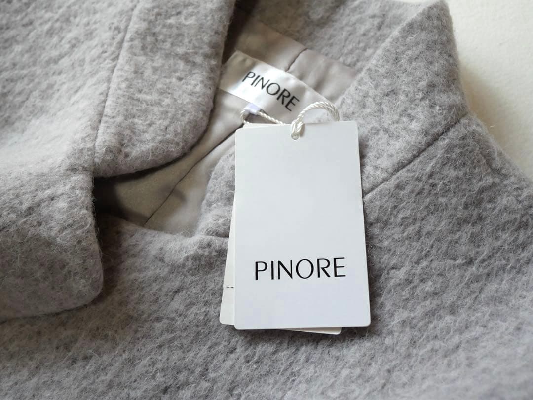 PINORE ピノーレ 定価86,900円 ウール×アルパカ コート 40