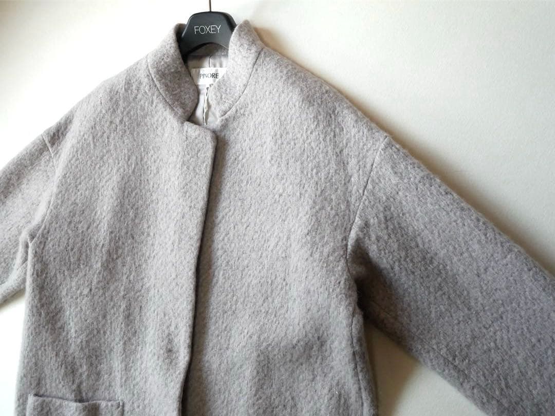 PINORE ピノーレ 定価86,900円 ウール×アルパカ コート 40