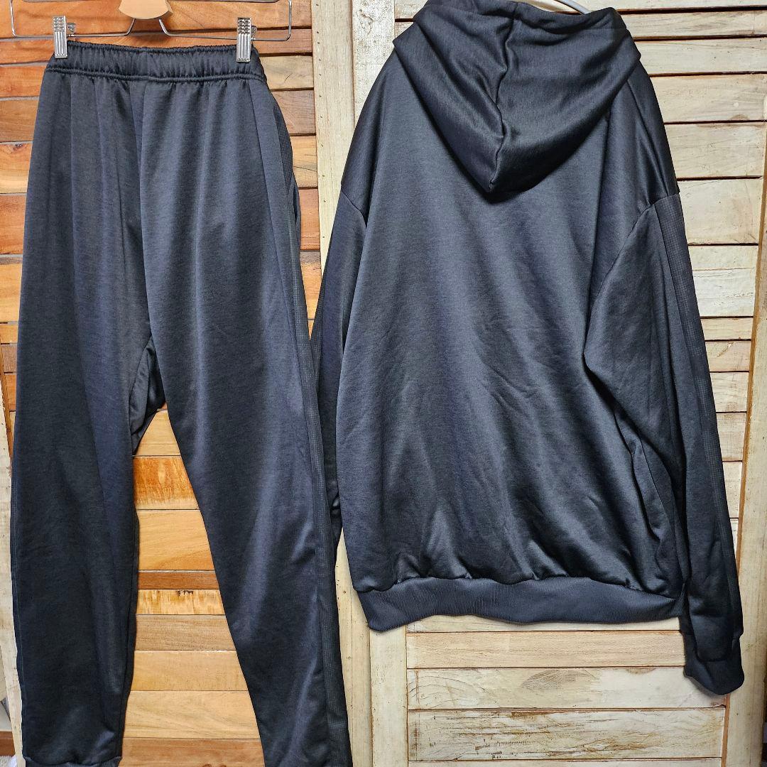 アスレタ スウェット ジャージ 上下セット サッカー フットサル ブラック O