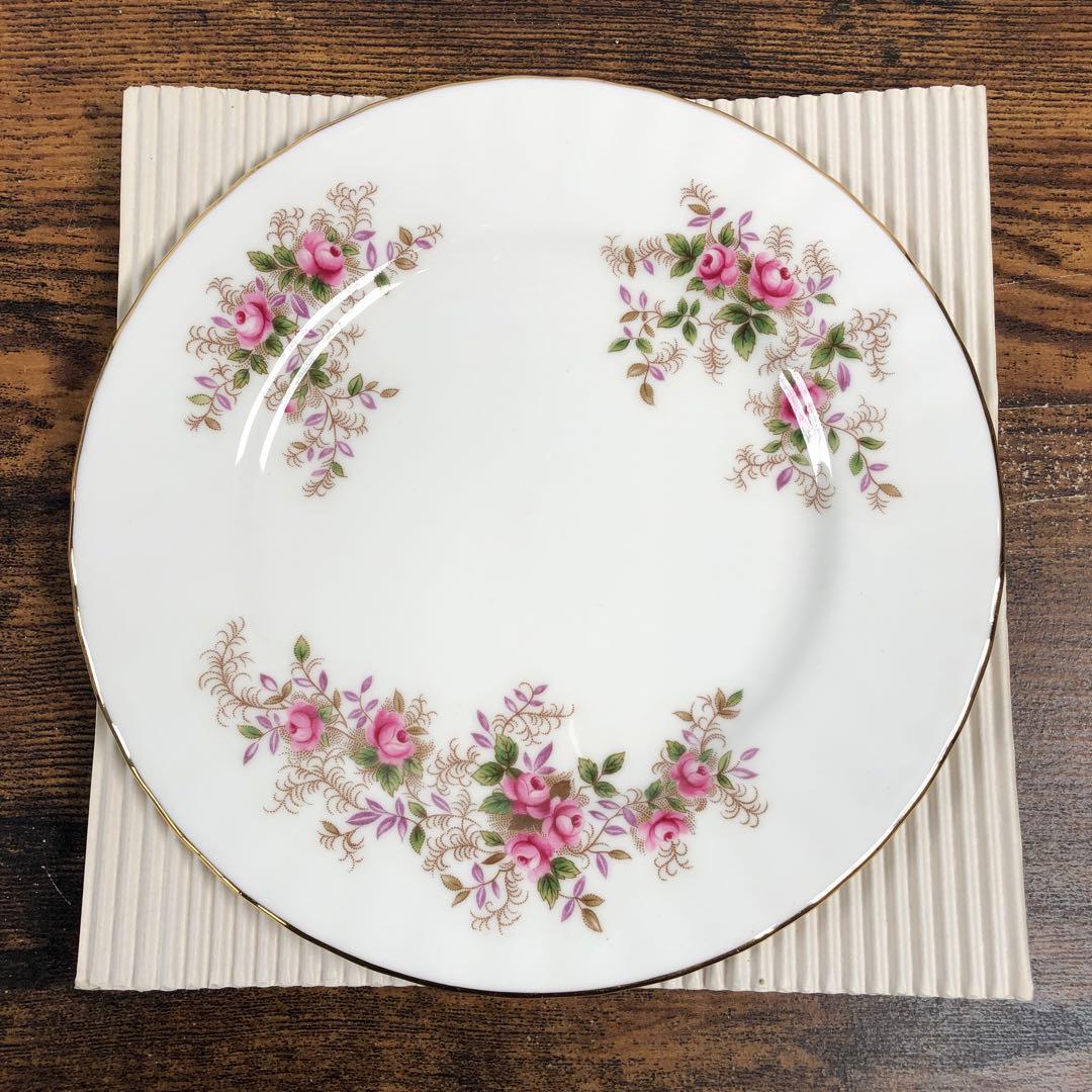 未使用 ロイヤルアルバート ラベンダーローズ 約18cm 3枚