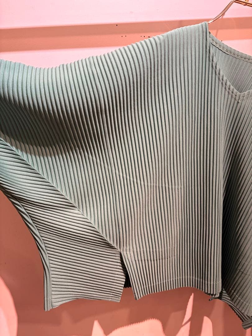 iseeymiyake イッセイミヤケ HOMME PLISSE プリーツ 緑