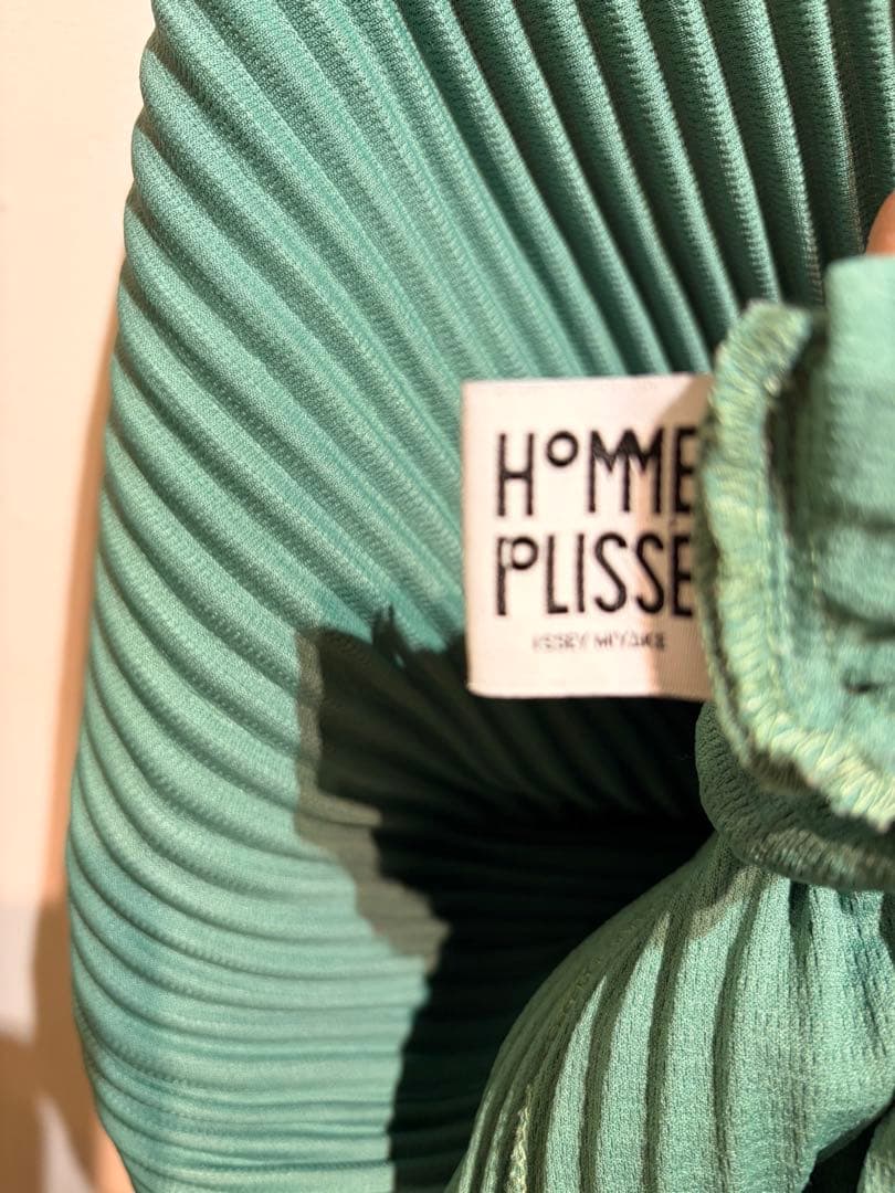 iseeymiyake イッセイミヤケ HOMME PLISSE プリーツ 緑