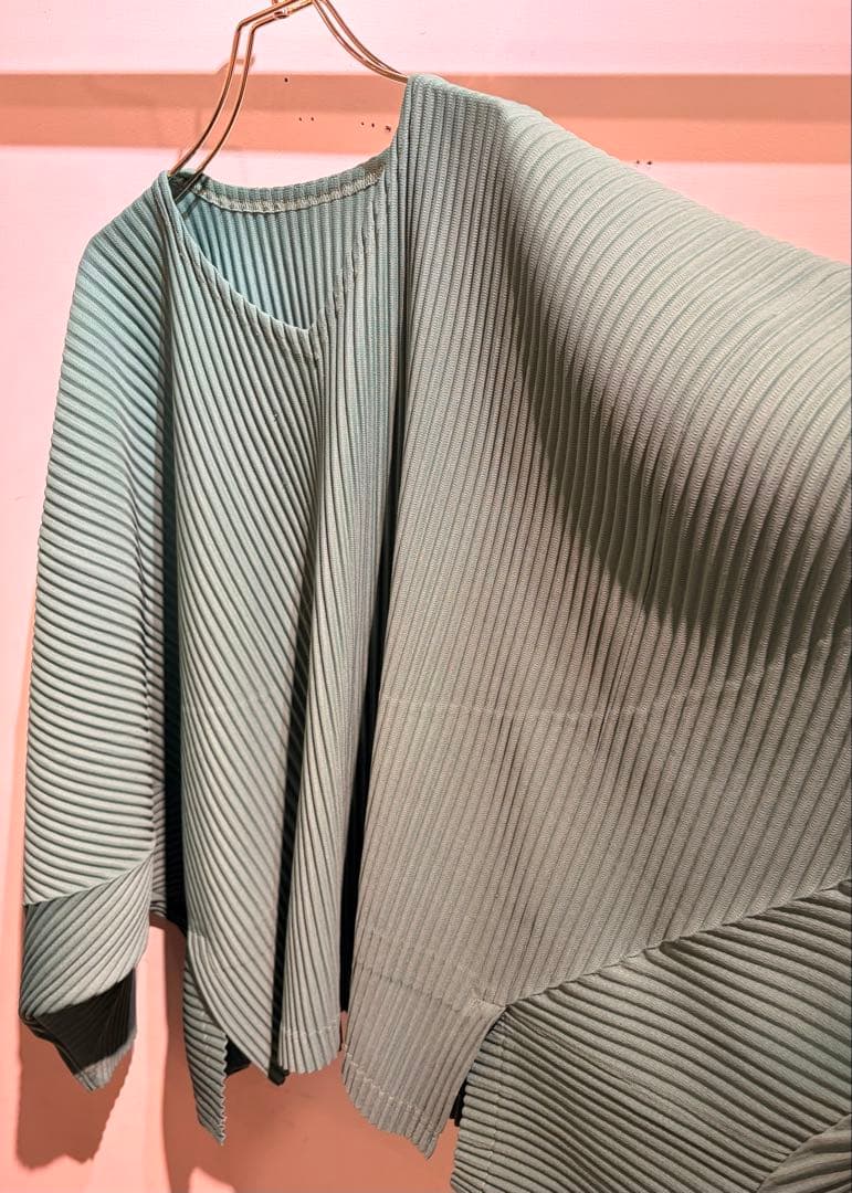 iseeymiyake イッセイミヤケ HOMME PLISSE プリーツ 緑