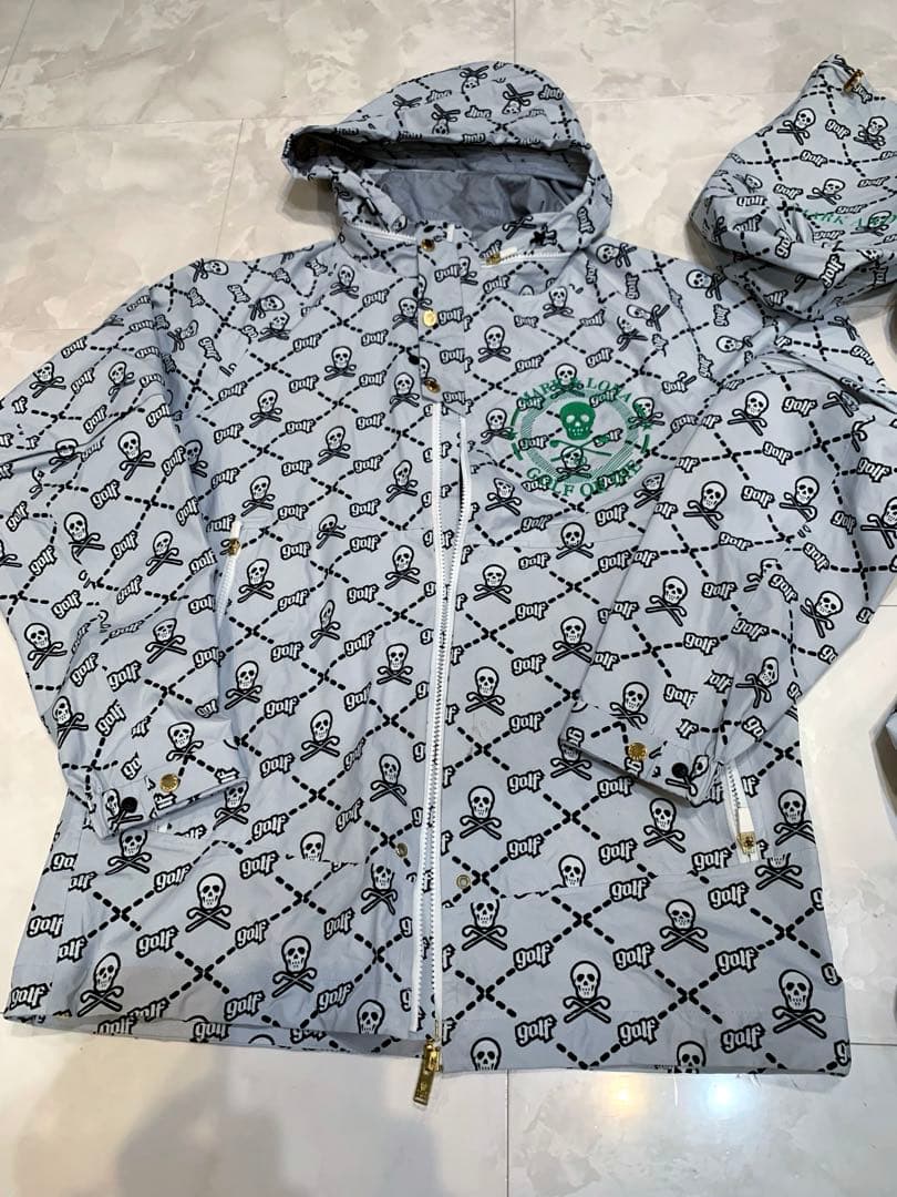 希少完売　良品　マークアンドロナ　MARK&LONA レインウェア　セットアップ