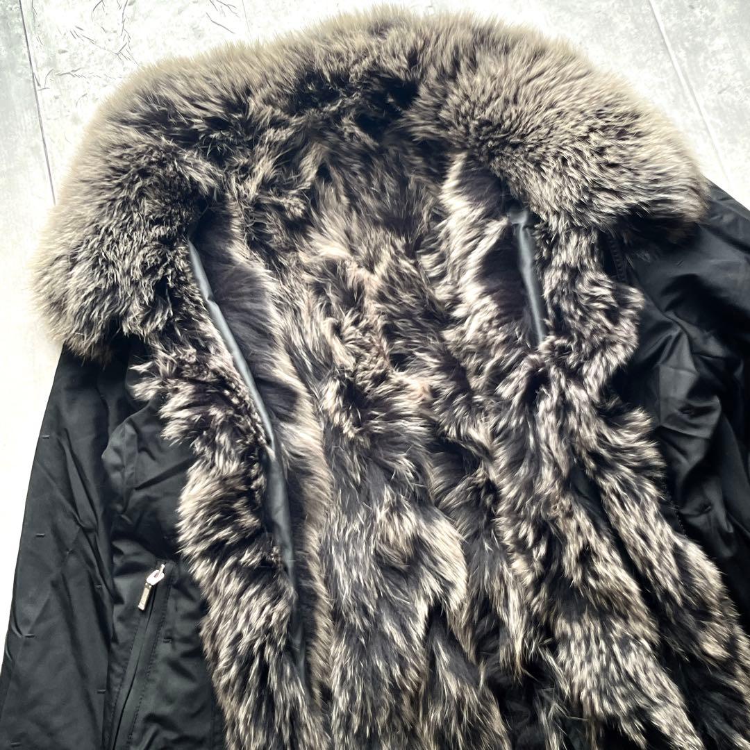 00s archive Y2K ブルーフォックス　ファー　短丈ブルゾン　ギャル