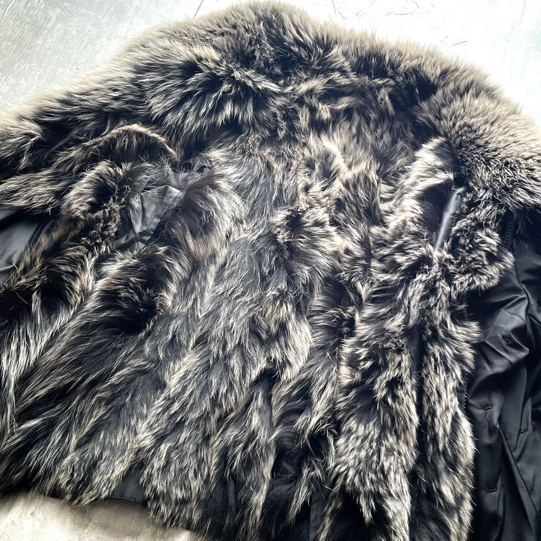 00s archive Y2K ブルーフォックス　ファー　短丈ブルゾン　ギャル