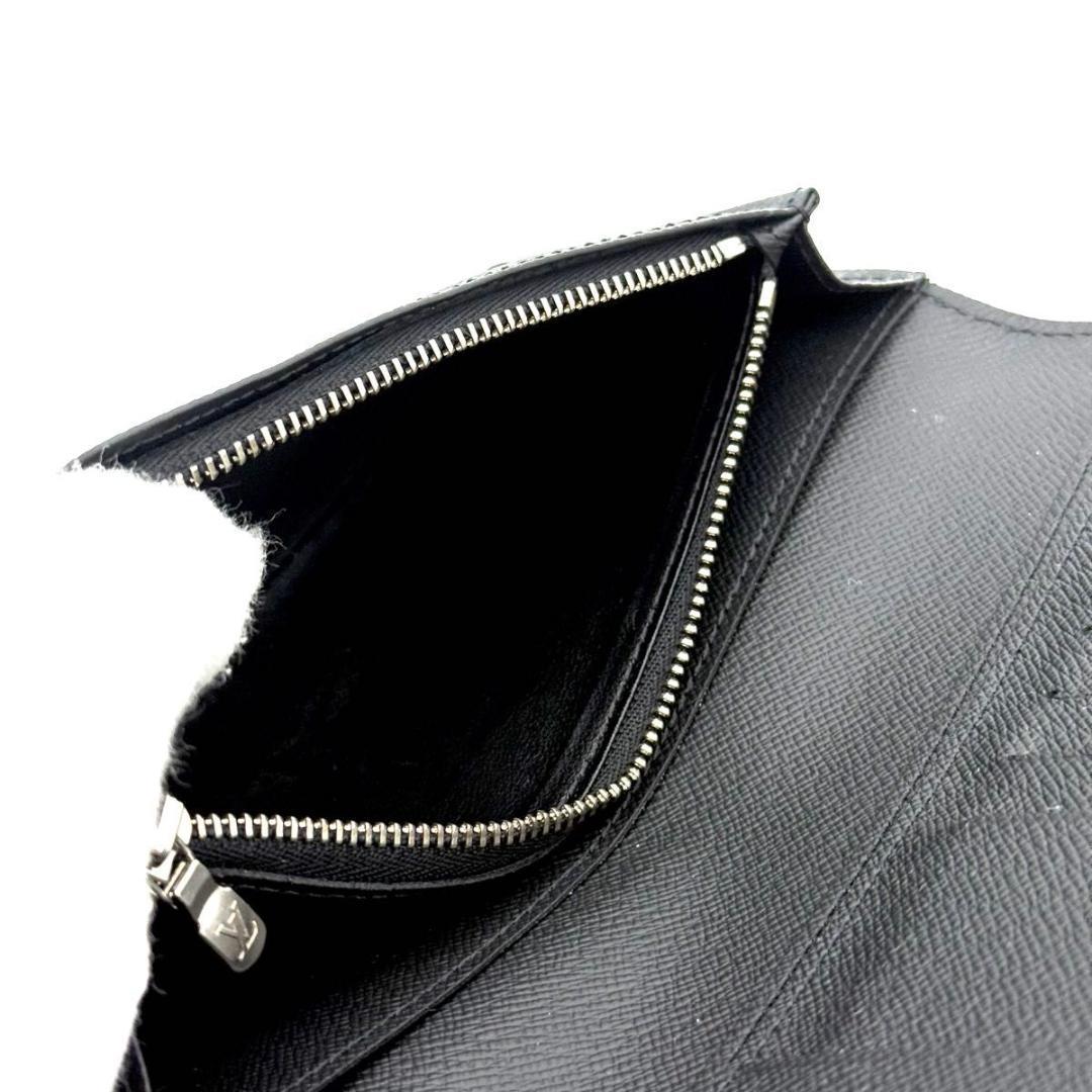 【最高級美品】ルイヴィトン エピ ノワール ポルトフォイユブラザ ２つ折り財布