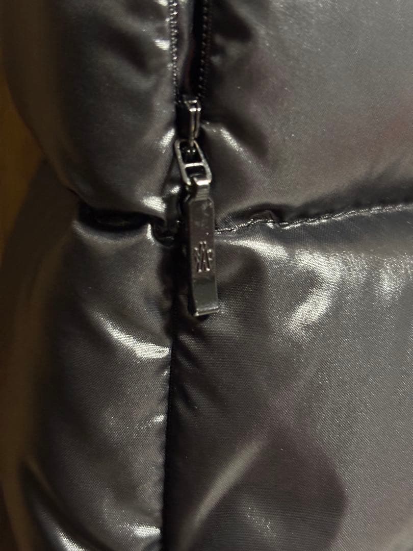 MONCLER ブラックダウンベストレディース　サイズ0 中古美品モンクレール