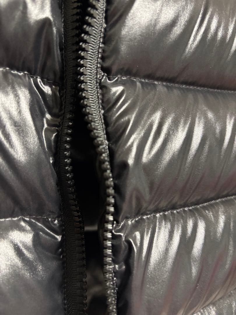 MONCLER ブラックダウンベストレディース　サイズ0 中古美品モンクレール