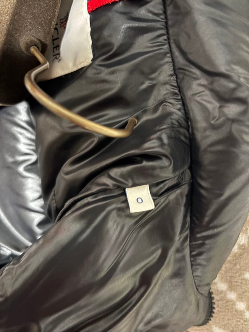 MONCLER ブラックダウンベストレディース　サイズ0 中古美品モンクレール
