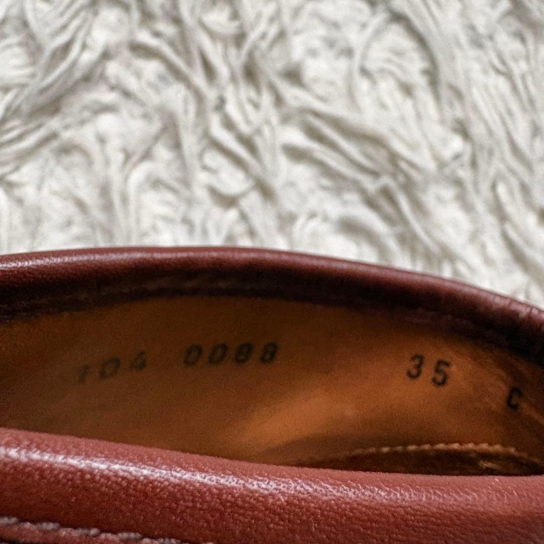 グッチ ホースビット ローファー ハイカット ブラウン 本革　104 0088