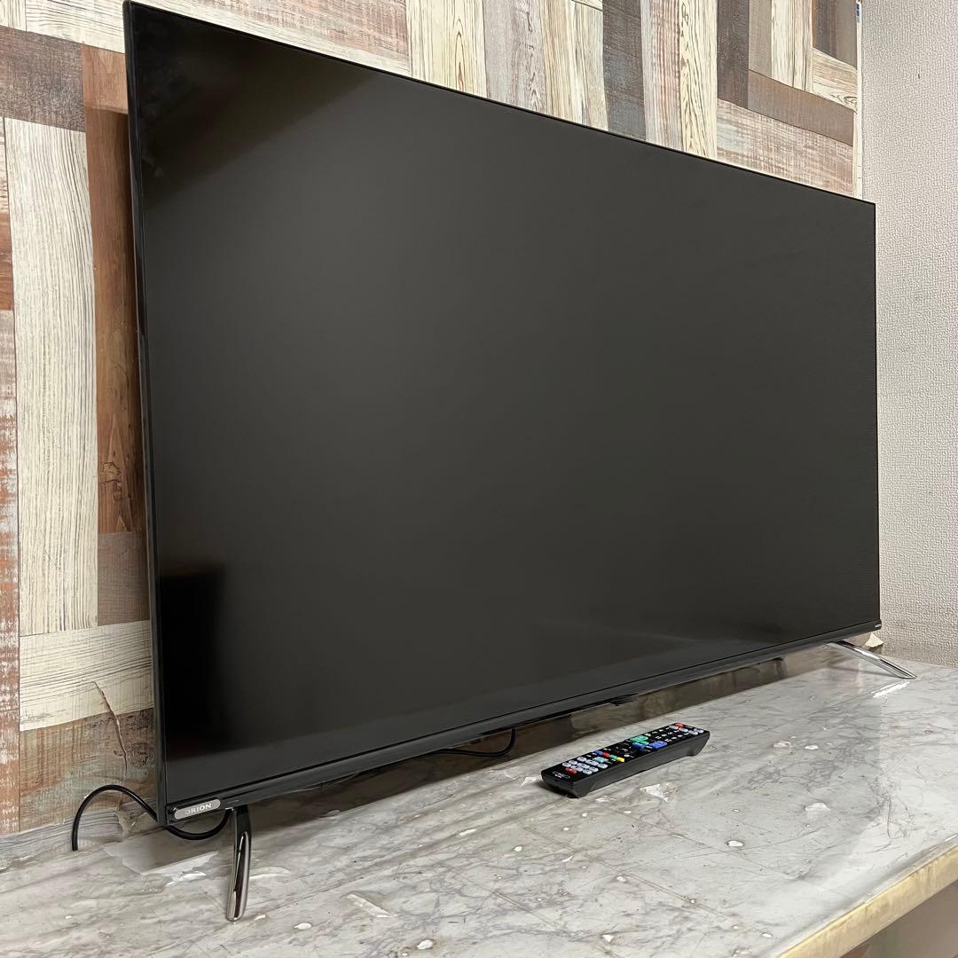 即日受渡❣️全国送料込オリオン 4Kチューナー内蔵ダブルチューナー 50型裏録画