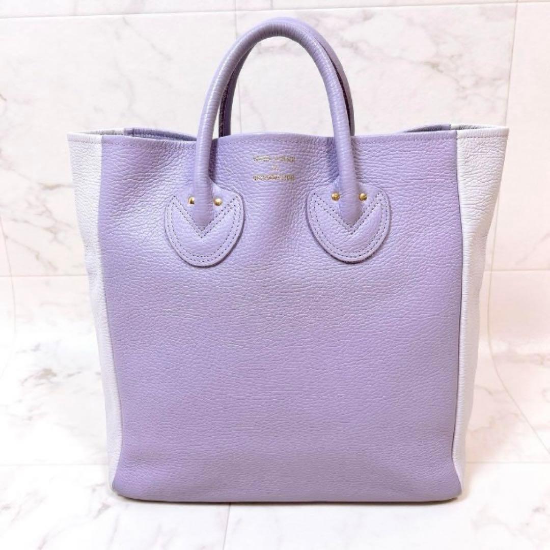 【美品希少色】ヤング&オルセン別注トゥモローランド＊エンボスレザー トートバッグ