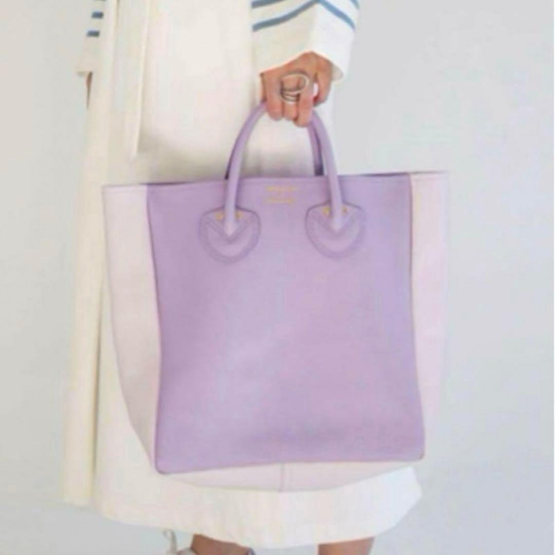 【美品希少色】ヤング&オルセン別注トゥモローランド＊エンボスレザー トートバッグ