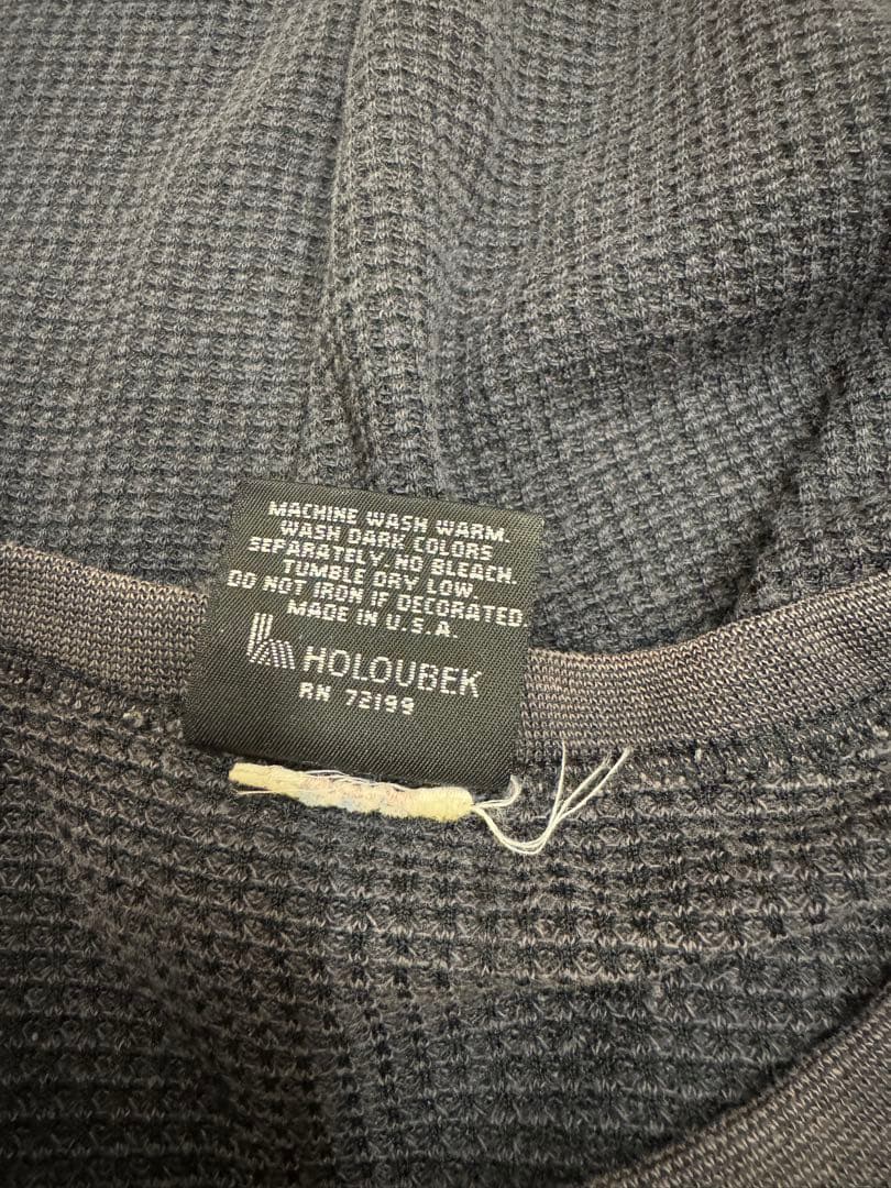 N*極様 希少90s Harley-Davidson 黒 サーマル USA製 青