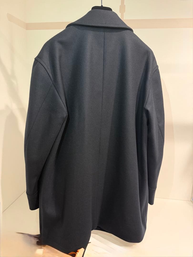 値下げ！MACKINTOSH ネイビー ダブルブレストピーコート 36