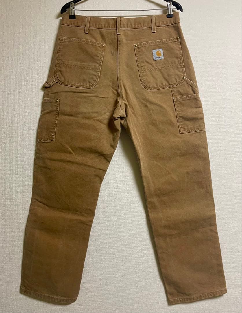 USA製 Carhartt カーハート ダブルニー W34 ゴールデンサイズ