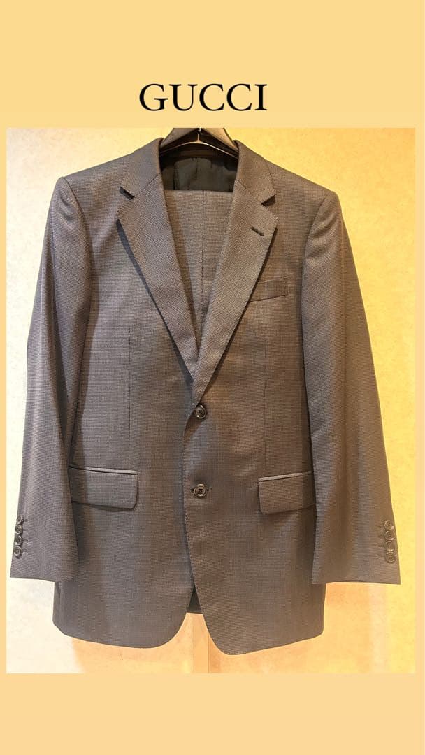 【極美品】GUCCI スーツ　グレー　サイズ 46