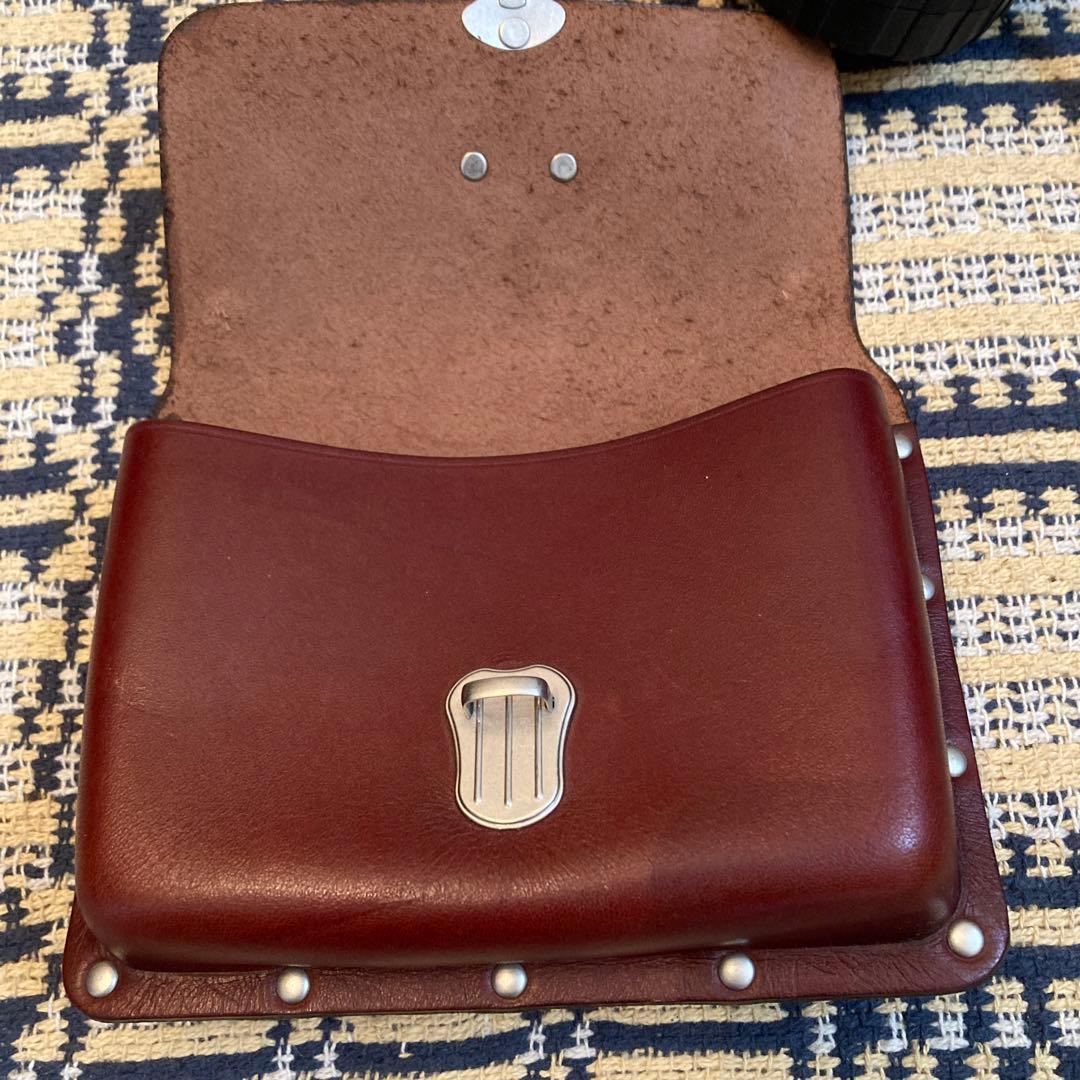 90s ハーレーダビッドソン レザー ベルトポーチ ヴィンテージ