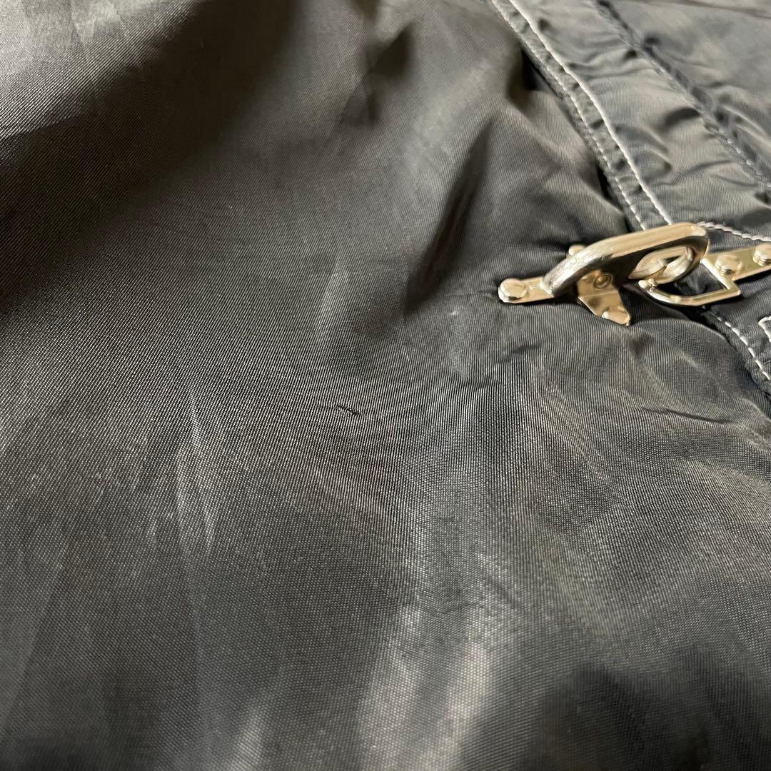 OLD ユーロ古着 ファイヤーマン 中綿 ナイロン ジャケット ブラック