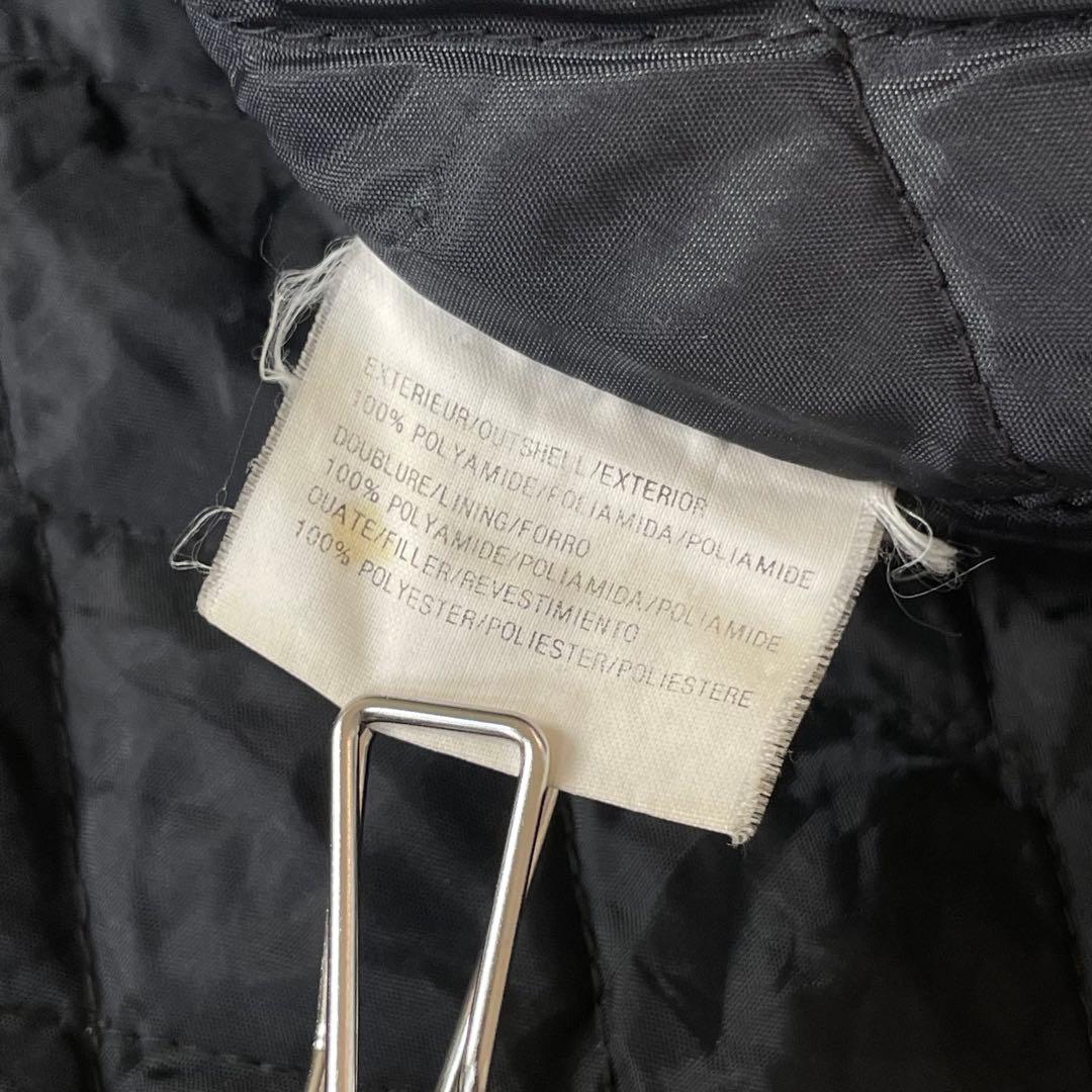 OLD ユーロ古着 ファイヤーマン 中綿 ナイロン ジャケット ブラック