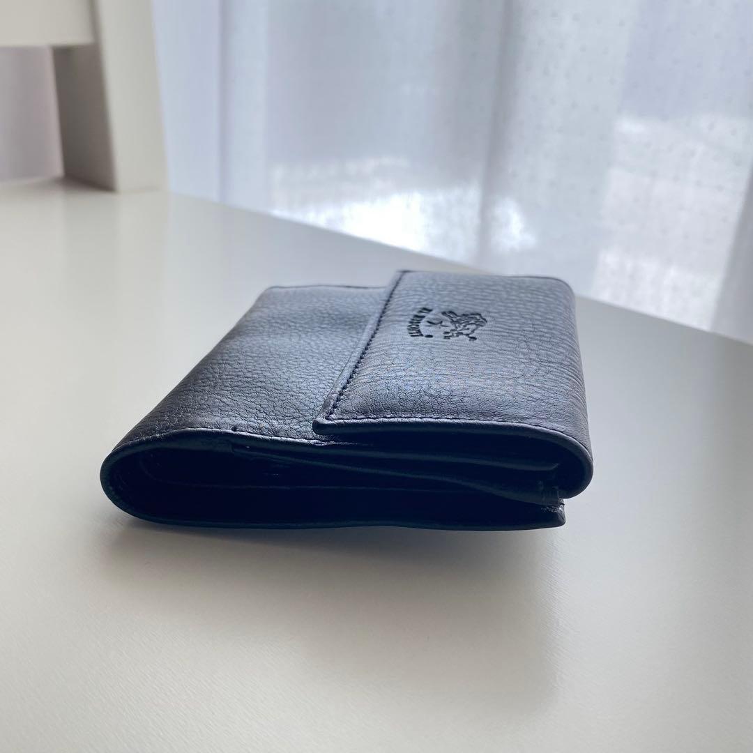 【IL BISONTE】イルビゾンテ LIRA 2つ折り財布 ブラック 新品