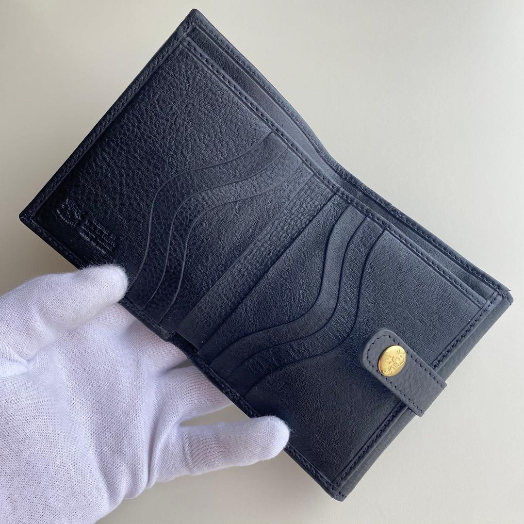 【IL BISONTE】イルビゾンテ LIRA 2つ折り財布 ブラック 新品