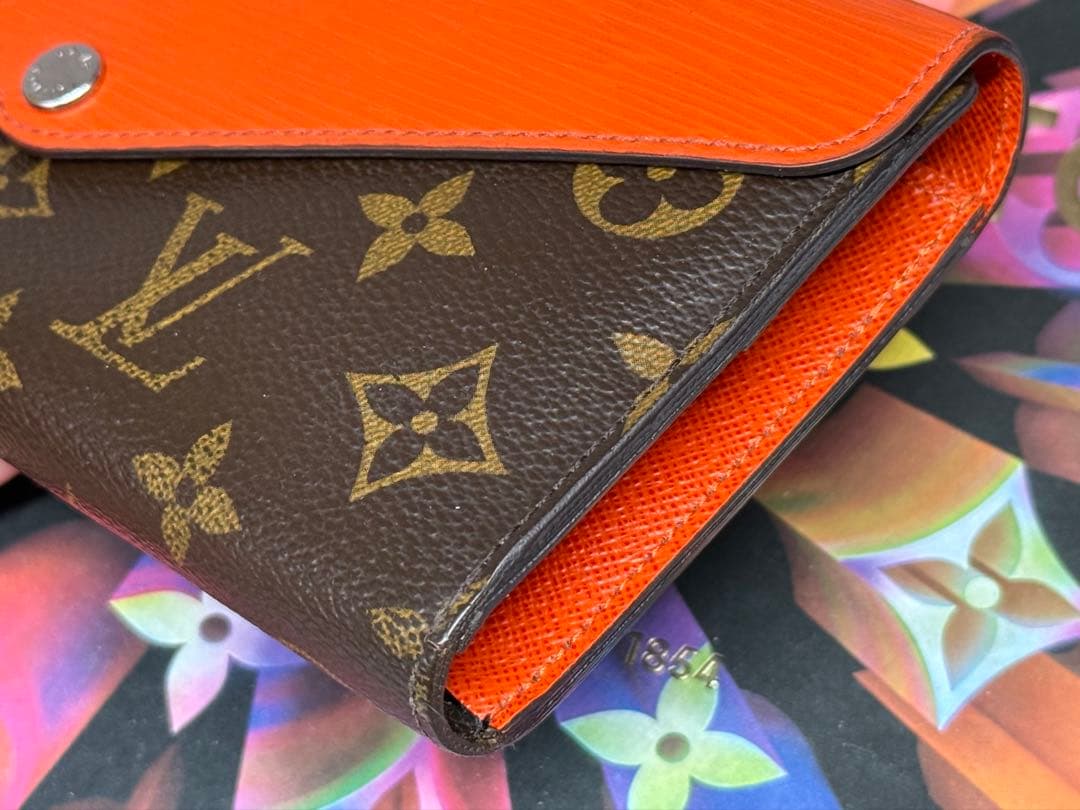 良品！ルイヴィトン　ポルトフォイユ・マリールーロン　長財布　エピ&モノグラム