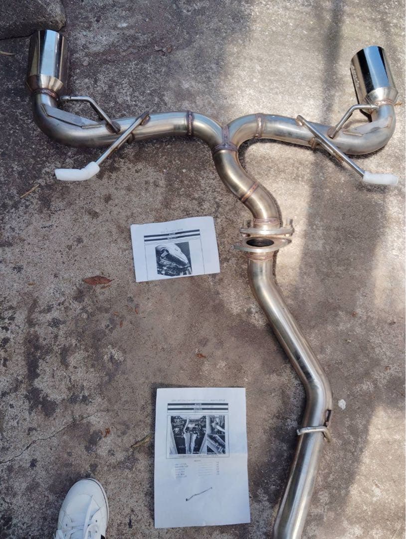 たーざんGR86 BRZ リアピース,センターパイプストレートセット競技用