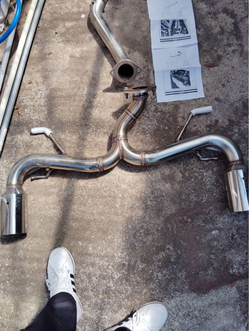 たーざんGR86 BRZ リアピース,センターパイプストレートセット競技用