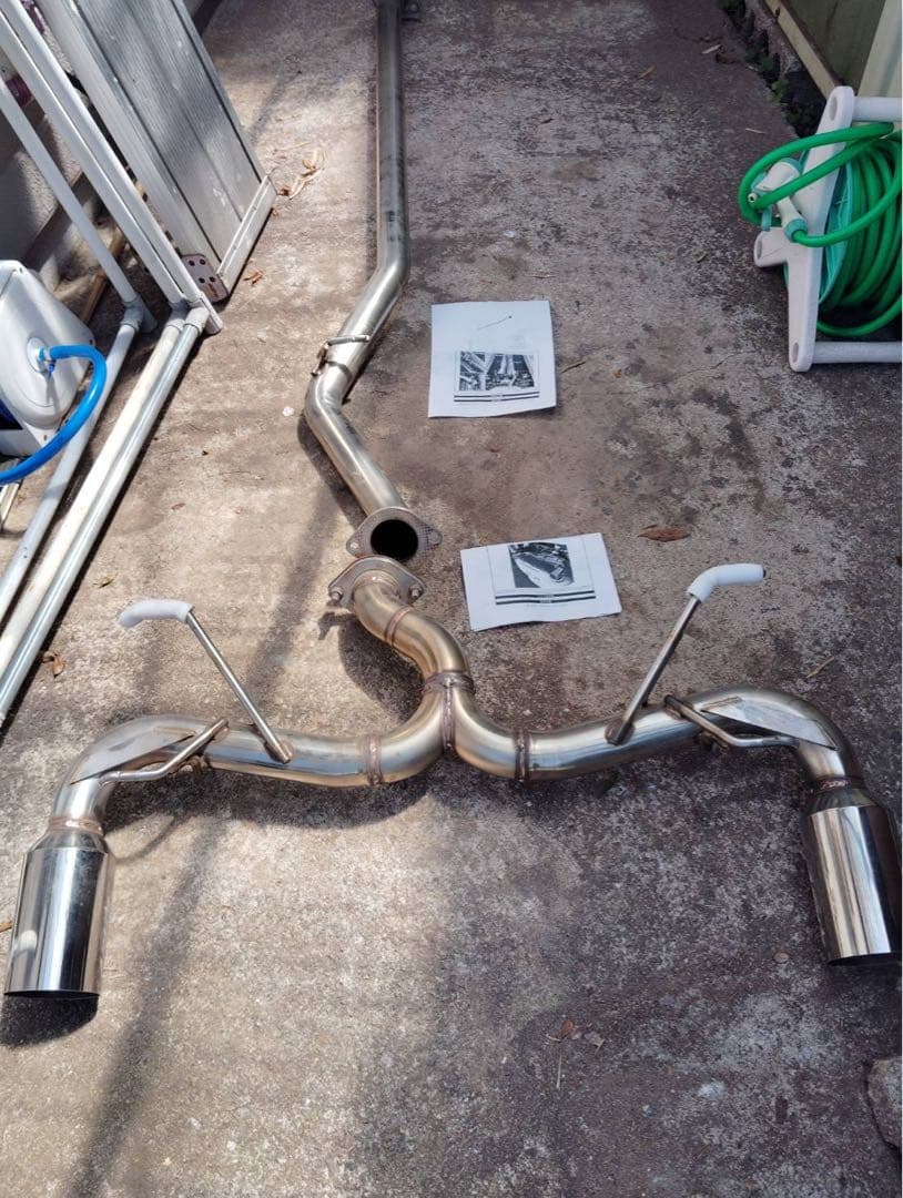 たーざんGR86 BRZ リアピース,センターパイプストレートセット競技用