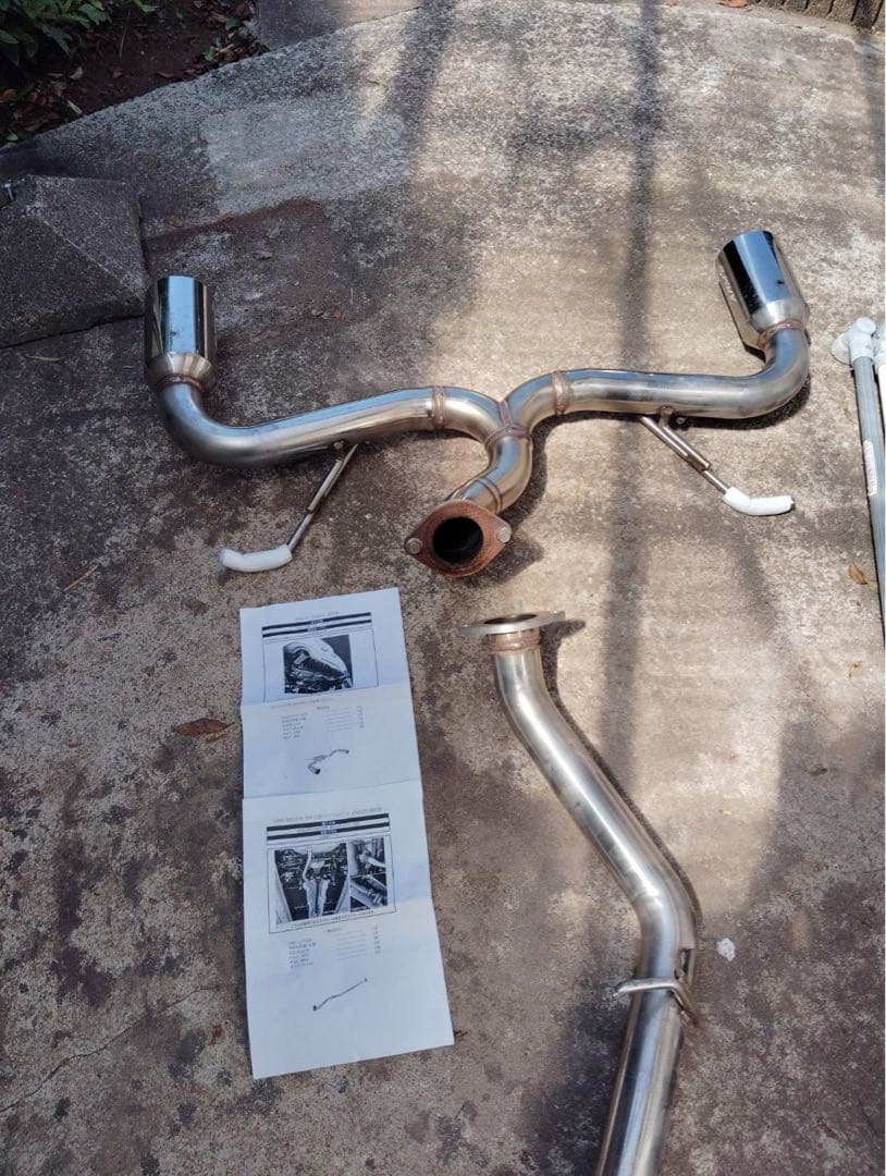 たーざんGR86 BRZ リアピース,センターパイプストレートセット競技用