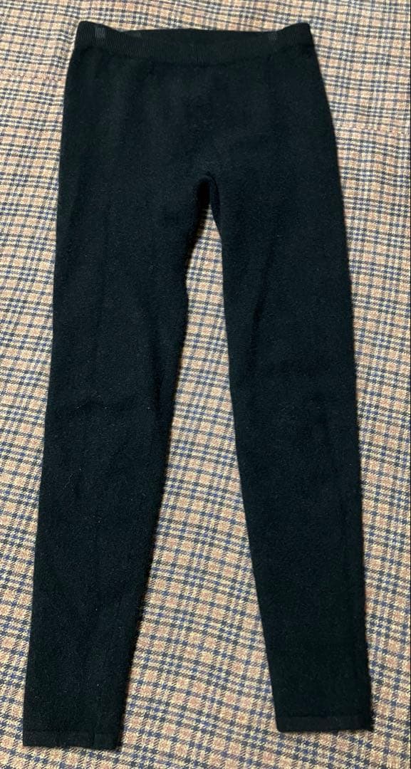 wafu. ヤク100%レギンス　黒